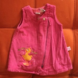 Sesame street pink toddler dress big bird 12 mth
